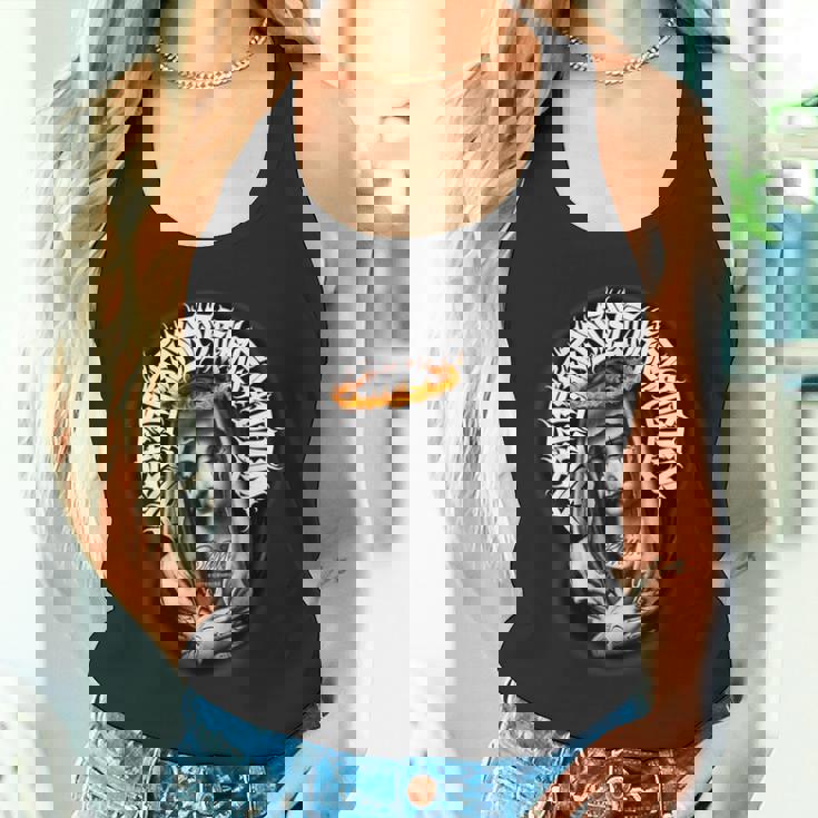 母マリア タトゥー Blessed Pray ゴシック タンクトップ