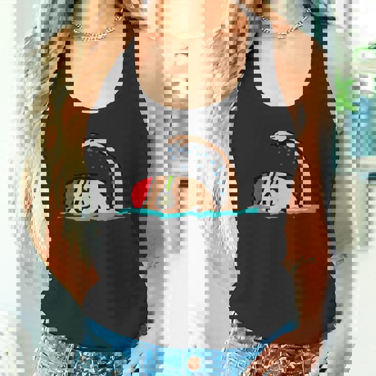 水泳。 タンクトップ