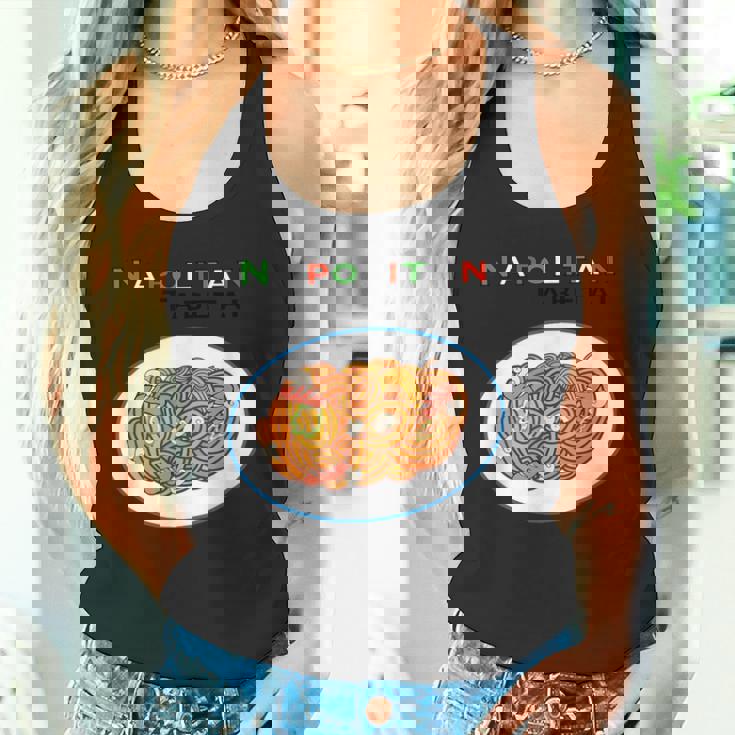 洋食屋さん ナポリタン スパゲッティ パスタ ナポリタン食べたい オリジナルデザイン イラスト おもしろ タンクトップ