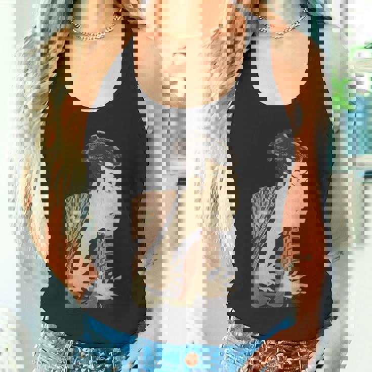 浮世絵 写楽 日本人俳優 大谷鬼治 レトロプリントシャツ タンクトップ