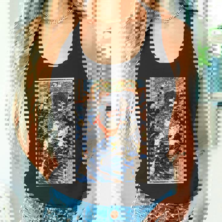 浮世絵 面白tシャツ 日本画 歌川国芳 名作 アート 絵画 メンズ レディース 面白い 服 美術 おもしろ タンクトップ