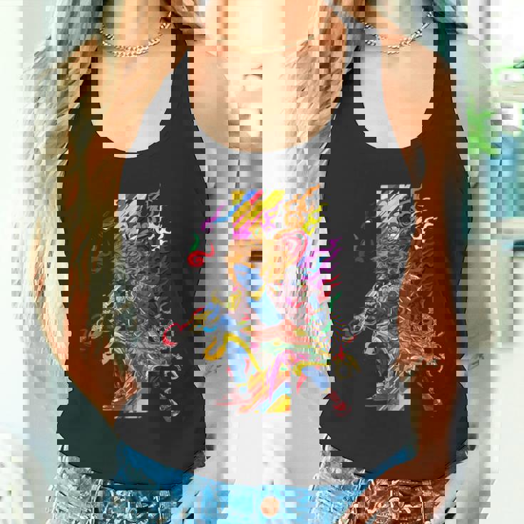 浮世絵シリーズ 踊る不動明王 タンクトップ