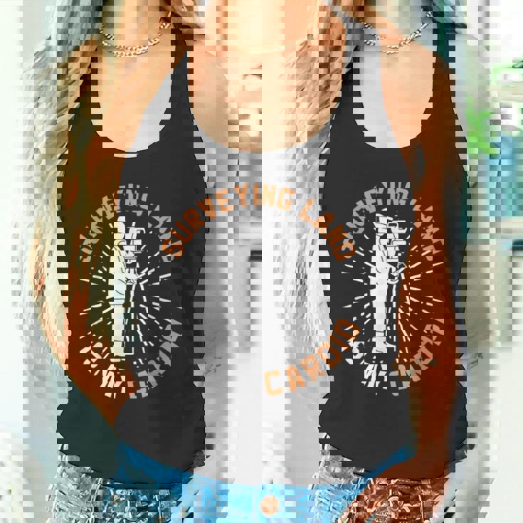 測量は有酸素運動 土地家屋調査士 土地家屋調査士 タンクトップ