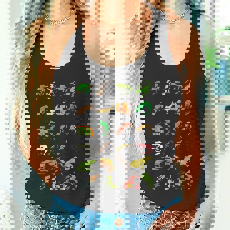 爬虫類 種別 かわいい ヤモリ トカゲ タンクトップ