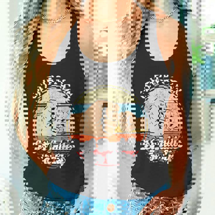 父と息子 ベストバディーズ 面白いお揃い お父さんと息子のギフト タンクトップ