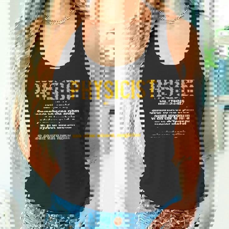 物理学者 定義 科学 オタク 面白い 魔法 タンクトップ