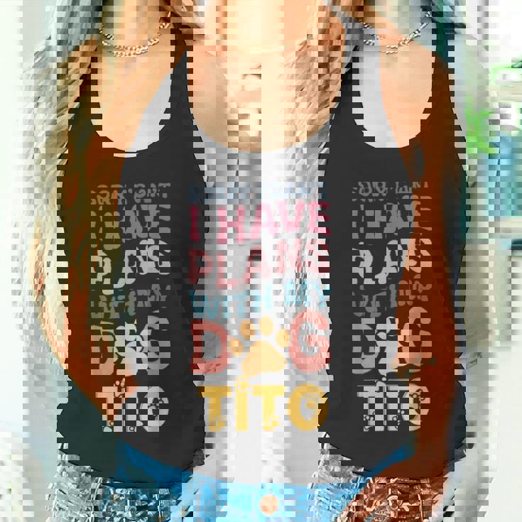 犬名 Tito パーソナライズギフト ビジーウィズ マイドッグ Tito タンクトップ