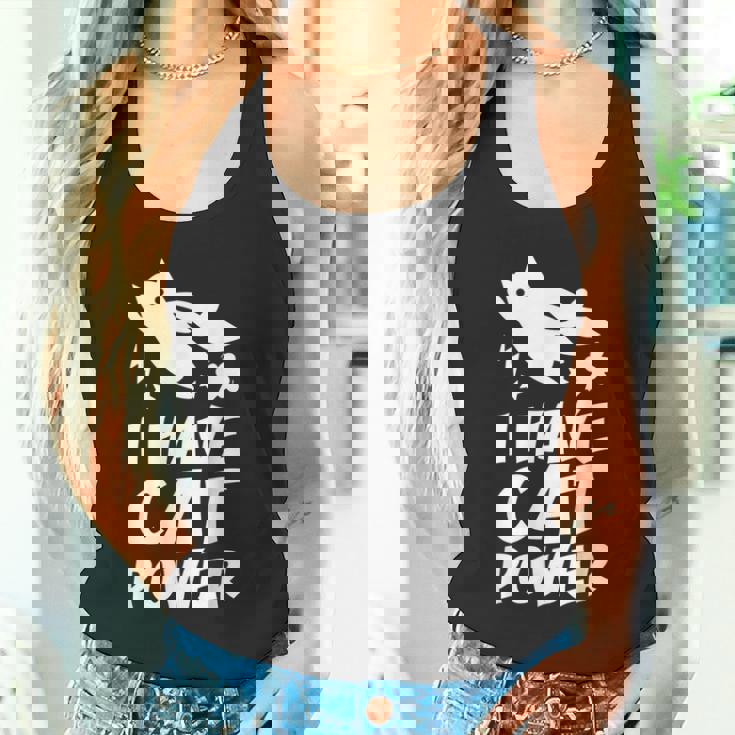 猫 365 I Have Cat Power タンクトップ