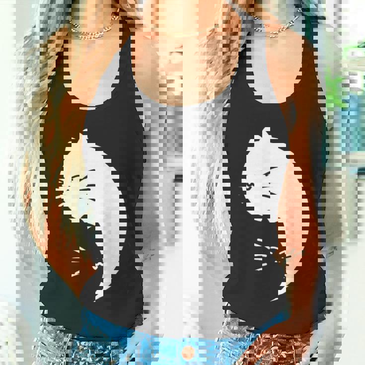 猫 陰陽 反対 調和 エネルギー 子猫 タンクトップ