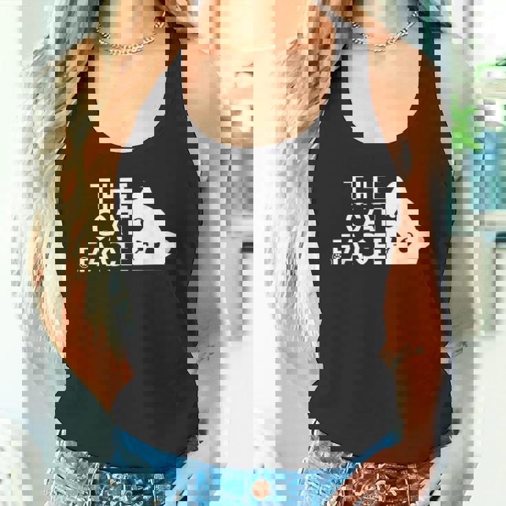 猫の顔 猫デザイン タンクトップ