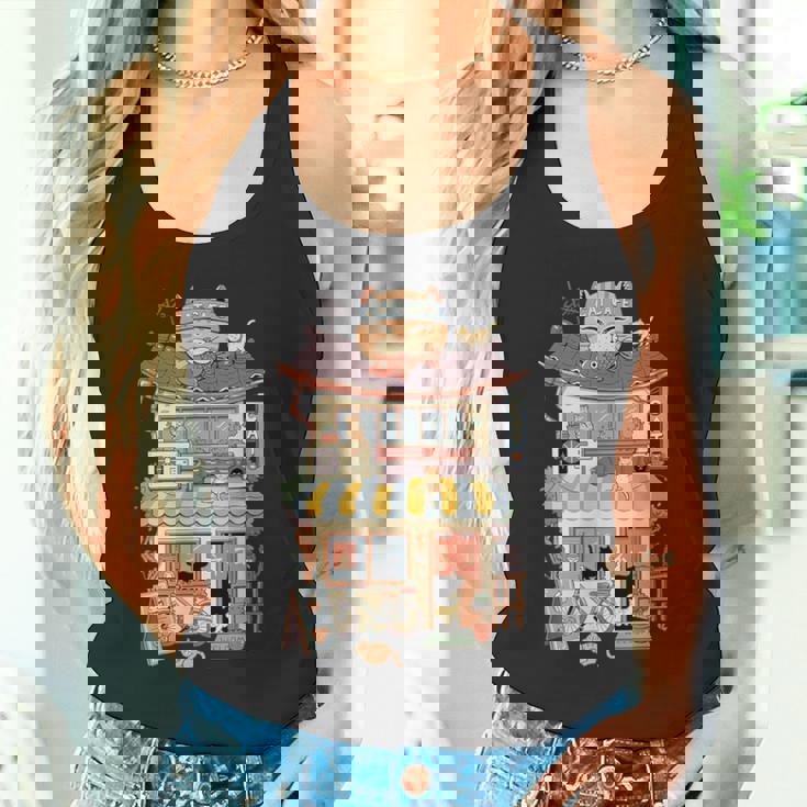 猫カフェ タンクトップ