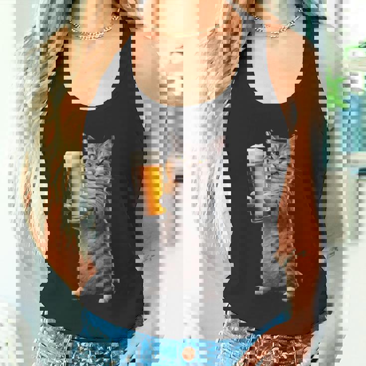 猫ビール タンクトップ