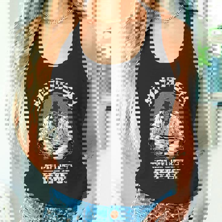 獣柔術、Bjjグラップリング総合格闘技ゴリラのようなトレーニング。 タンクトップ