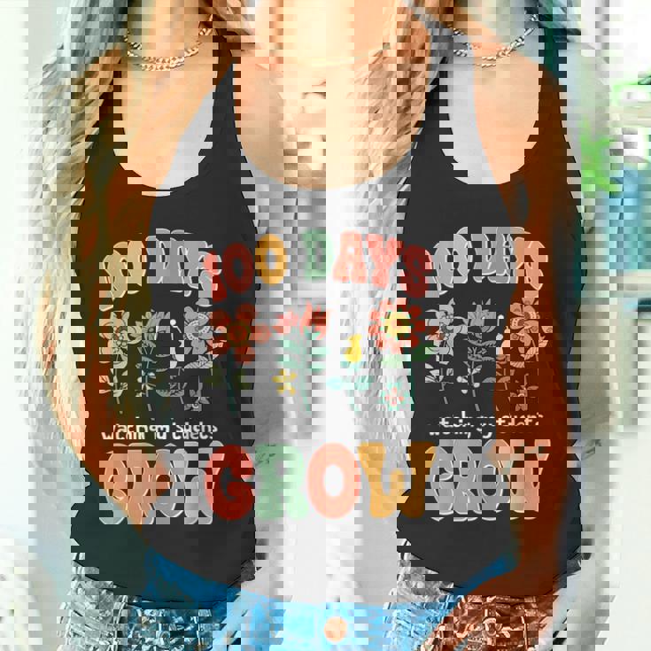 生徒たちの成長を見守る100日 学校教師の100日 タンクトップ