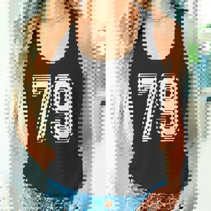 番号 79インチ ホワイト タンクトップ