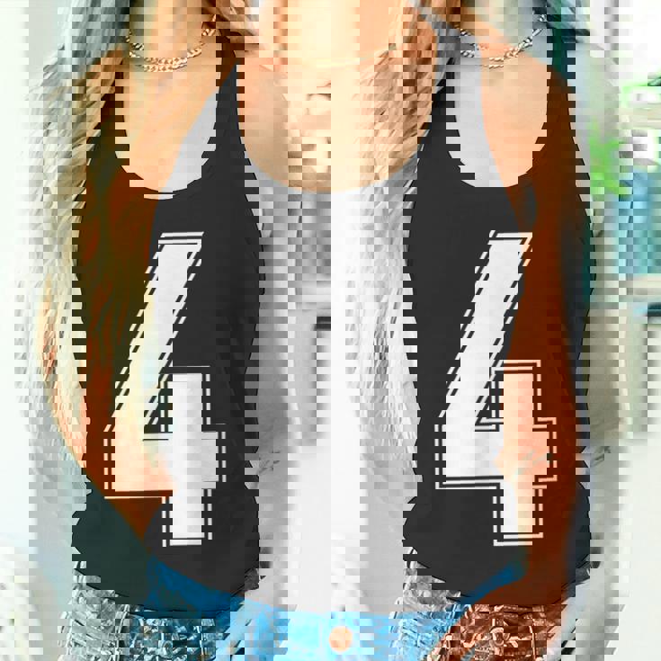 番号4 Fourports アスレチック チーム ジャージー バーシティ ユニフォーム タンクトップ