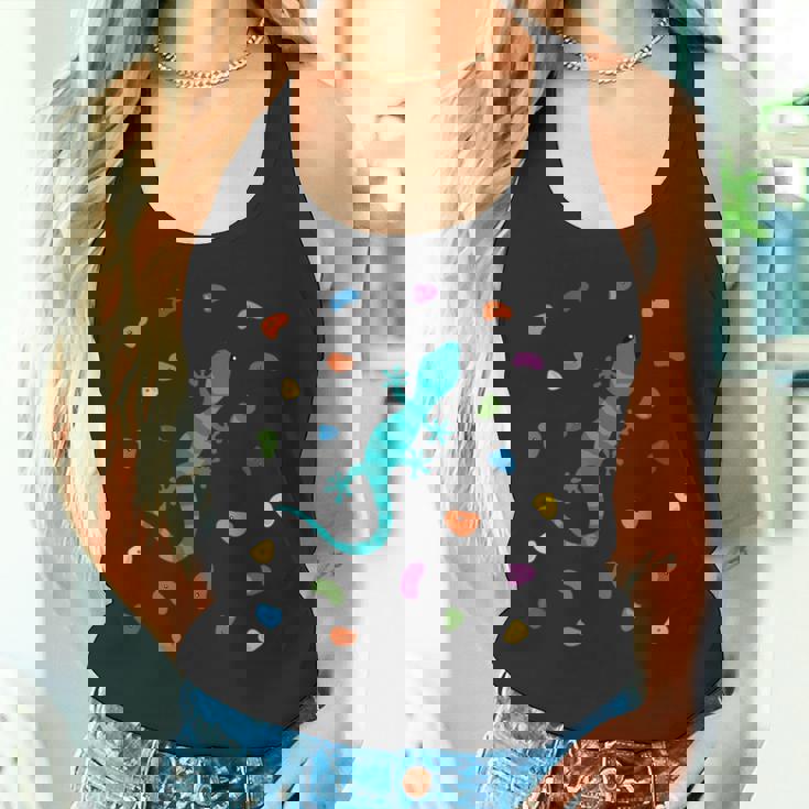 登山ゲッコ ボルダーグリップ付き ボルダリング ホール クライミング スポーツ タンクトップ