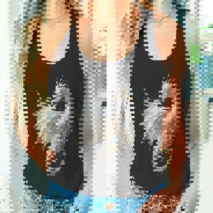 白龍 グラフィック 神話イラスト 白龍 タンクトップ