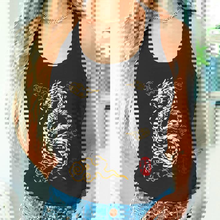 白龍、日本文化、縁起の良い タンクトップ