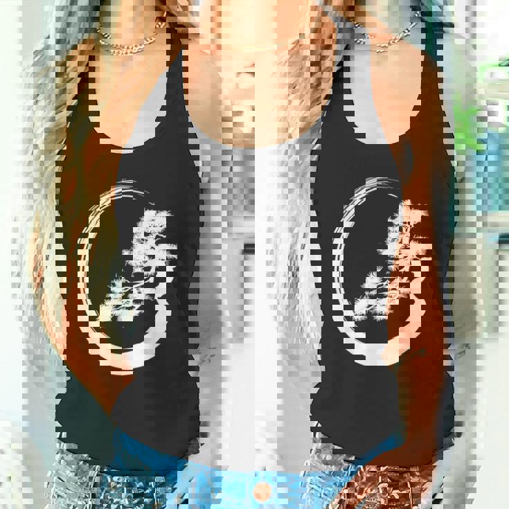 盆栽 木 和 デザイン 盆栽 ミニマリスト 木 恋人 タンクトップ