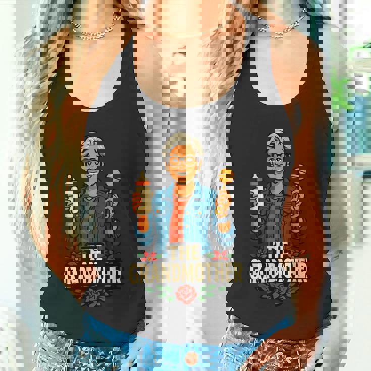 祖母のおばあちゃんのおばあちゃんのおもしろいデザイン タンクトップ