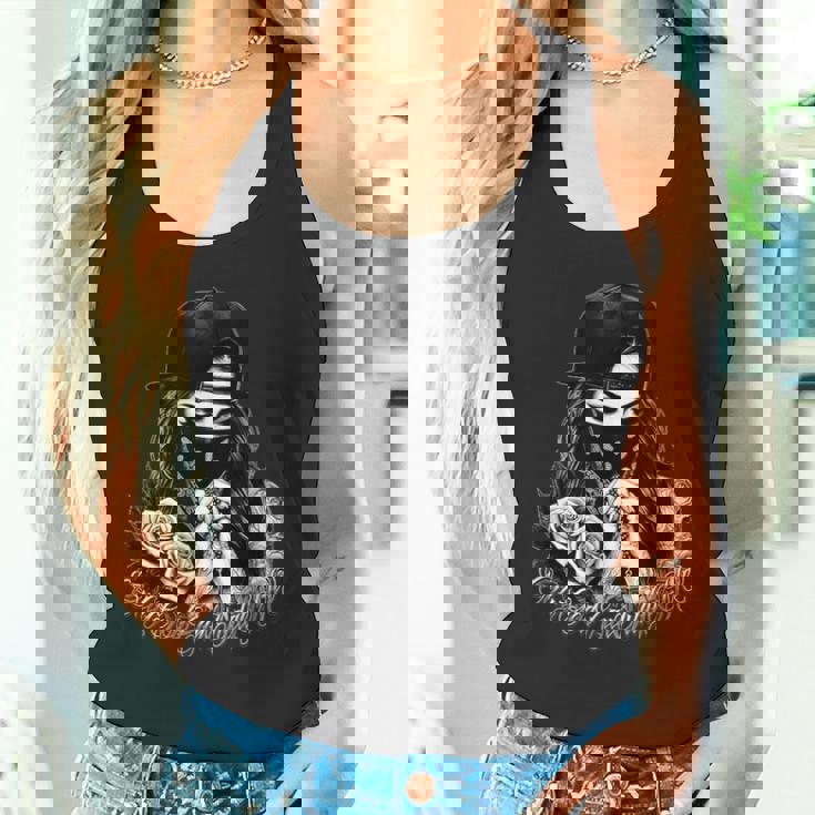 神のみが私を裁くことができる チカーノの服 タトゥー アート 祈りonly God Can Judge Me タンクトップ