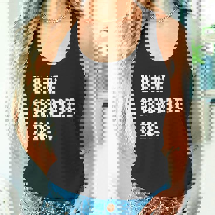 私のおじいちゃんの時代-新しいおじいちゃんパパ タンクトップ