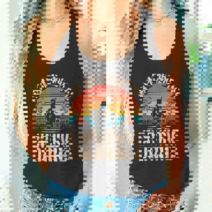 私の爆発的な下痢について私に尋ねてください タンクトップ