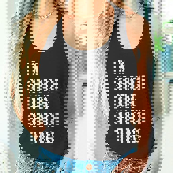 私はhinichiです。Shinichi が行うことを行う。 タンクトップ