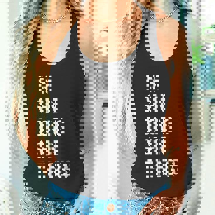 私はhinです。Shin が行うことを行う。 タンクトップ