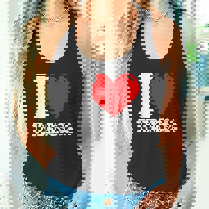 私はテレサが大好きです タンクトップ