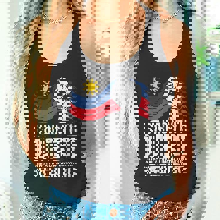 私はドゥテルテを支持します。私は何の理由もなくフィリピン人ではありません-無料prrd タンクトップ