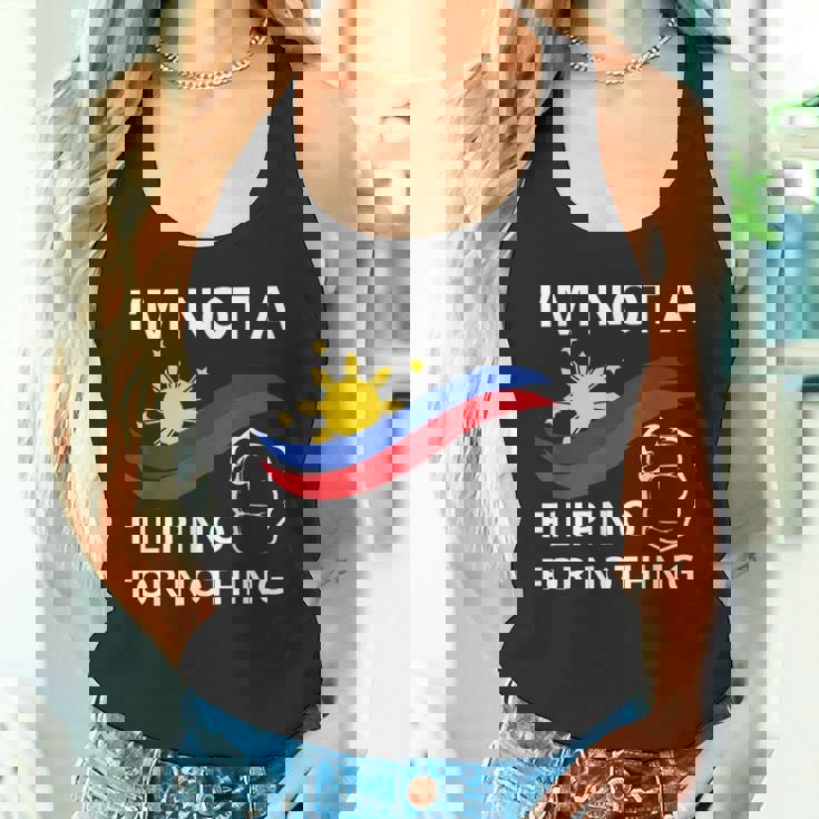 私は何の理由もなくフィリピン人ではありませんティーフリーdu30無料ドゥテルテ タンクトップ