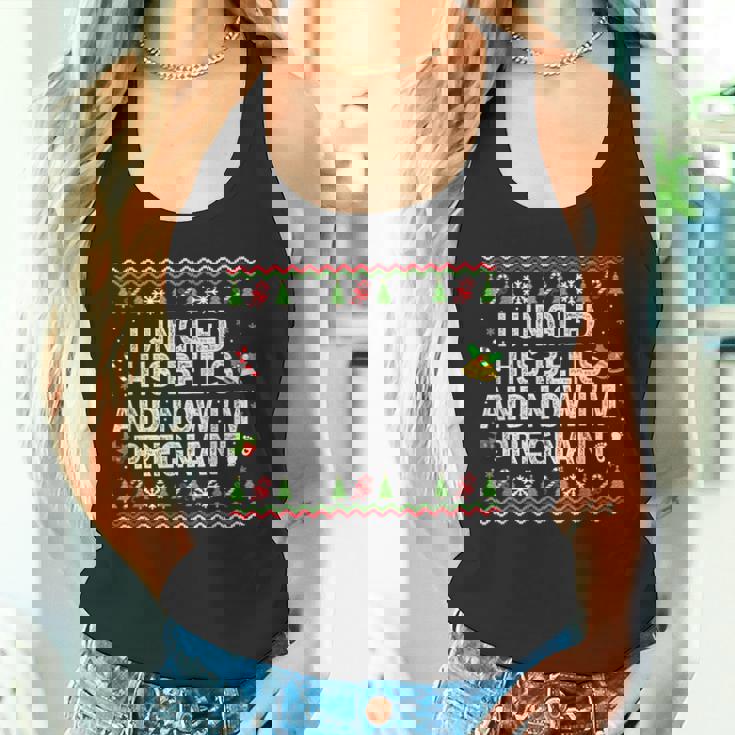 私は彼のベルを鳴らして今妊娠中クリスマス妊娠 タンクトップ