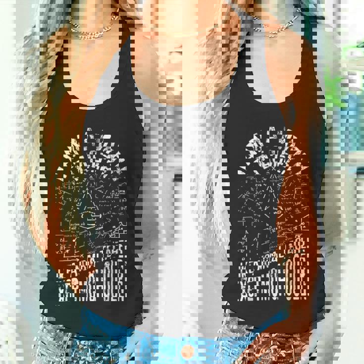 私は数学の先生です先生のための面白い数学 タンクトップ