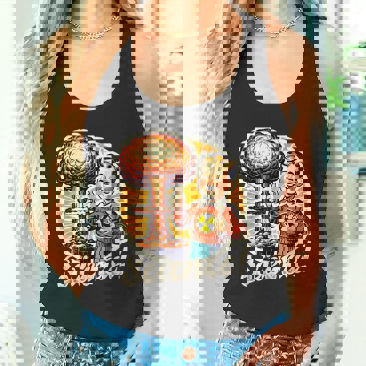 科学 核 原爆 爆発 レトロ 面白い 言葉 タンクトップ