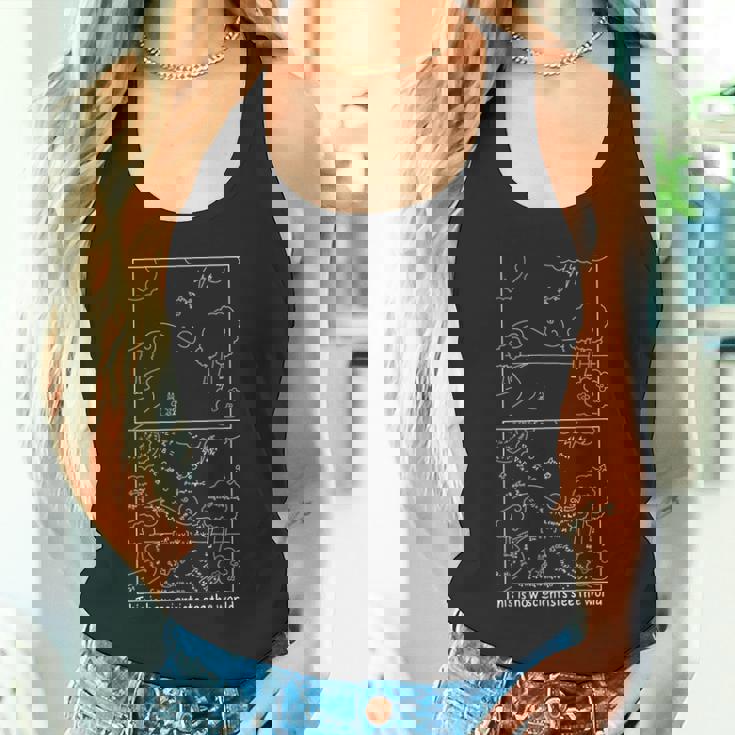 科学どこでも物理化学エレクトロニクス タンクトップ