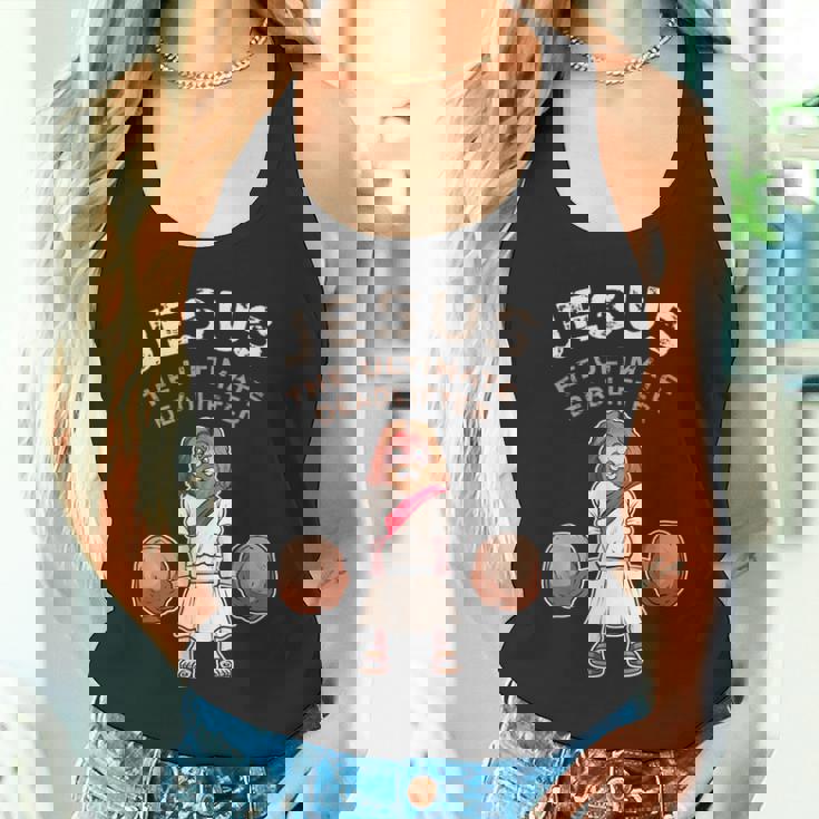 究極のデッドリフターのイエス 面白いイエス デッドリフト タンクトップ