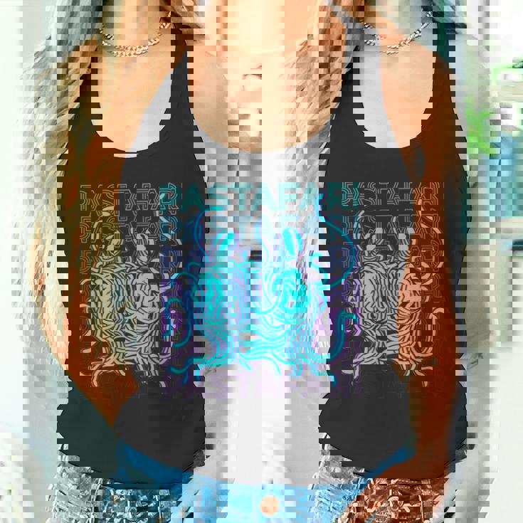 空飛ぶスパゲッティ モンスター パスタファリ パスタファリズム Fsm レトロ タンクトップ