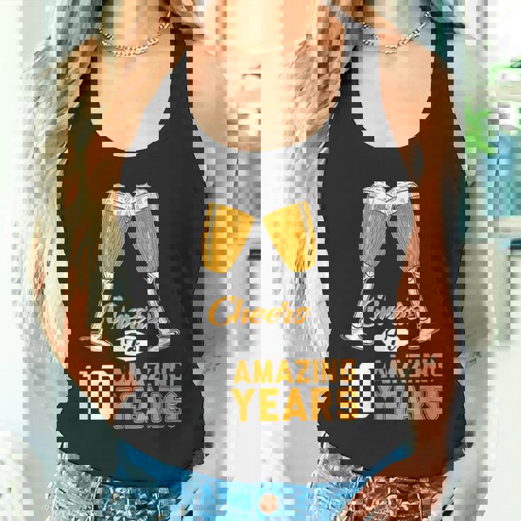 結婚10周年記念ギフト Cheers Amazing Years Married タンクトップ