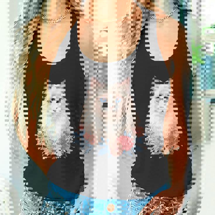 美しいラグドール猫 タンクトップ