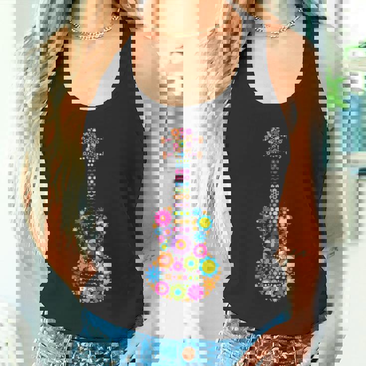 美しい花の4弦ウクレレ楽器 タンクトップ