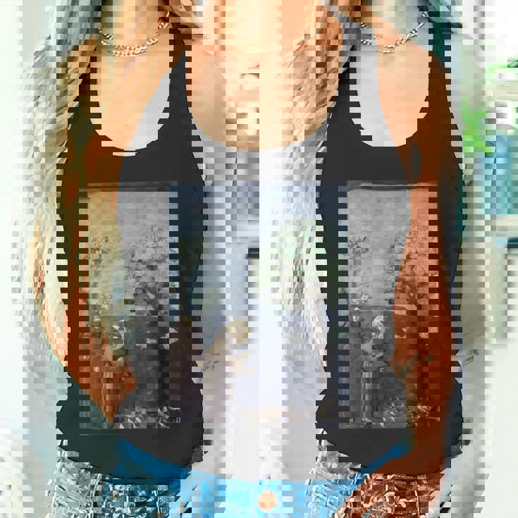 聖フランシスコ 鳥への説教 ジョット作 1299 タンクトップ