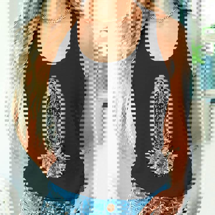 聖母デグアダルーペ 聖マリア キリスト教徒、カトリック教徒向け タンクトップ