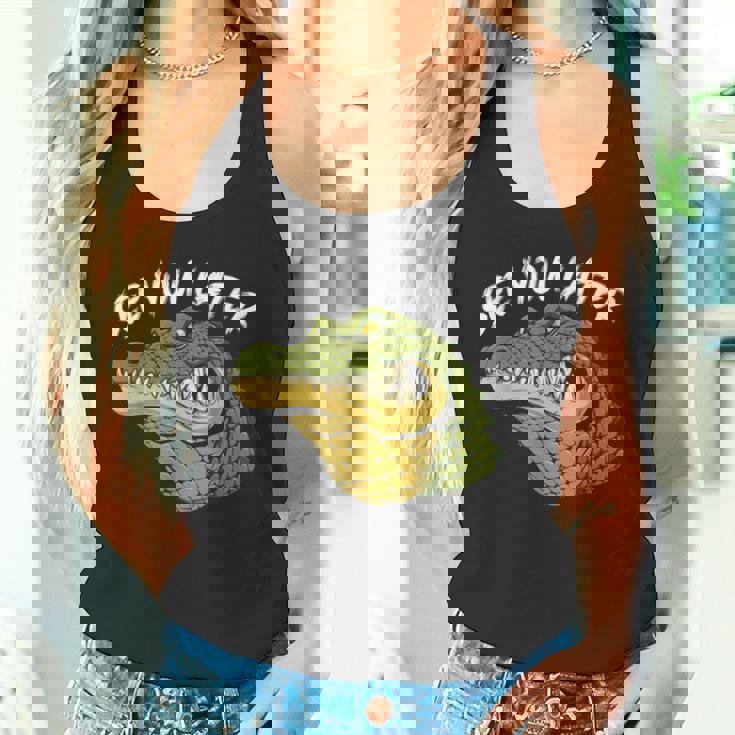 自分らしく生きるか、ワニになるか クロコダイルの言葉 タンクトップ