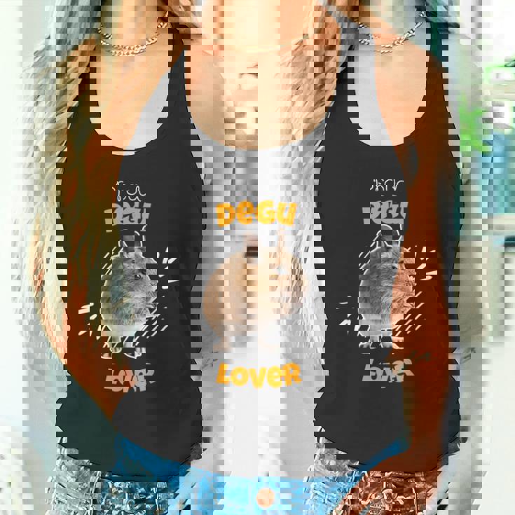 自慢のデグー好き タンクトップ