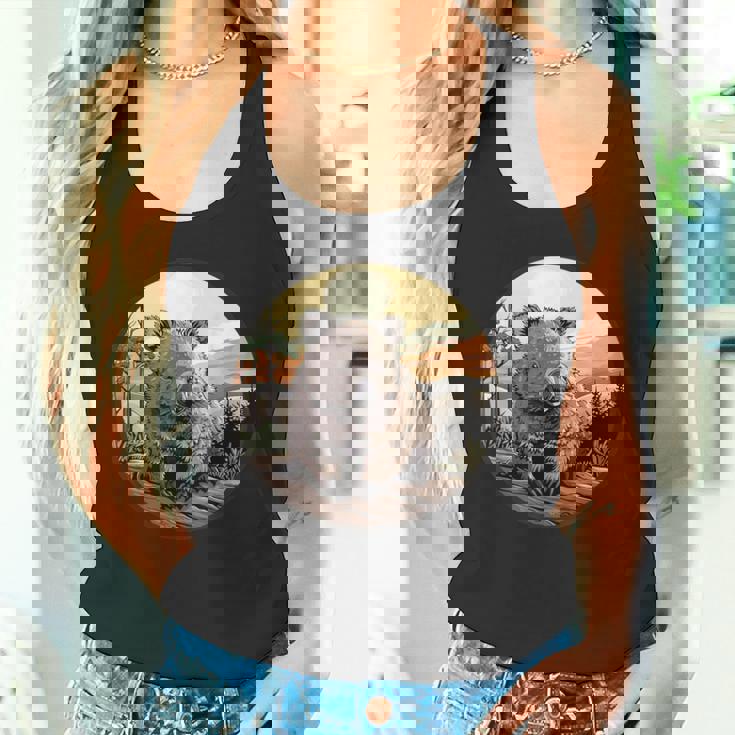 自然の中のウォンバット、ウォンバット タンクトップ