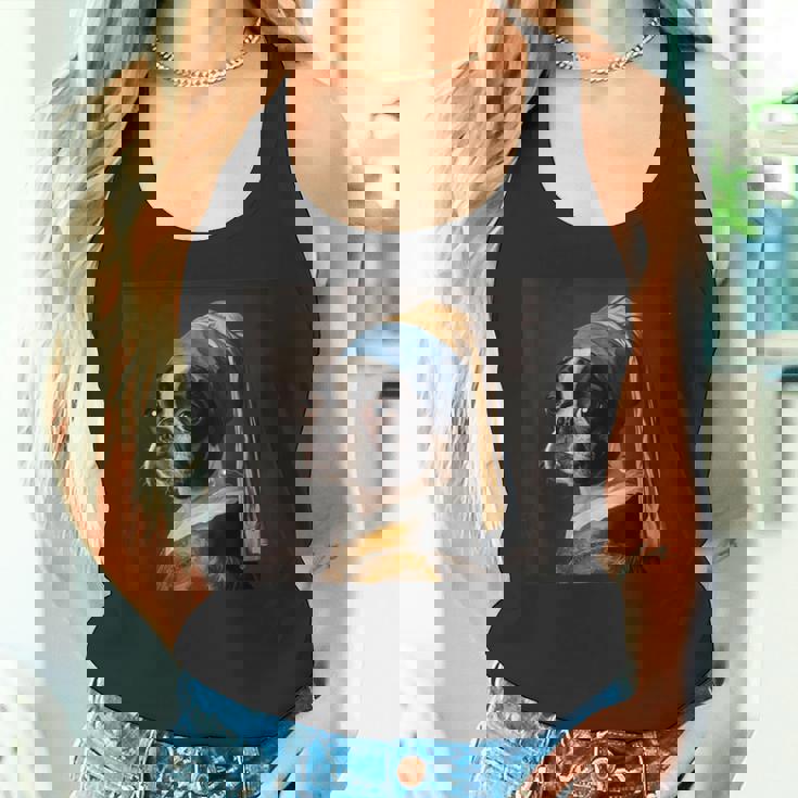 芸術におけるボストンテリア、 タンクトップ