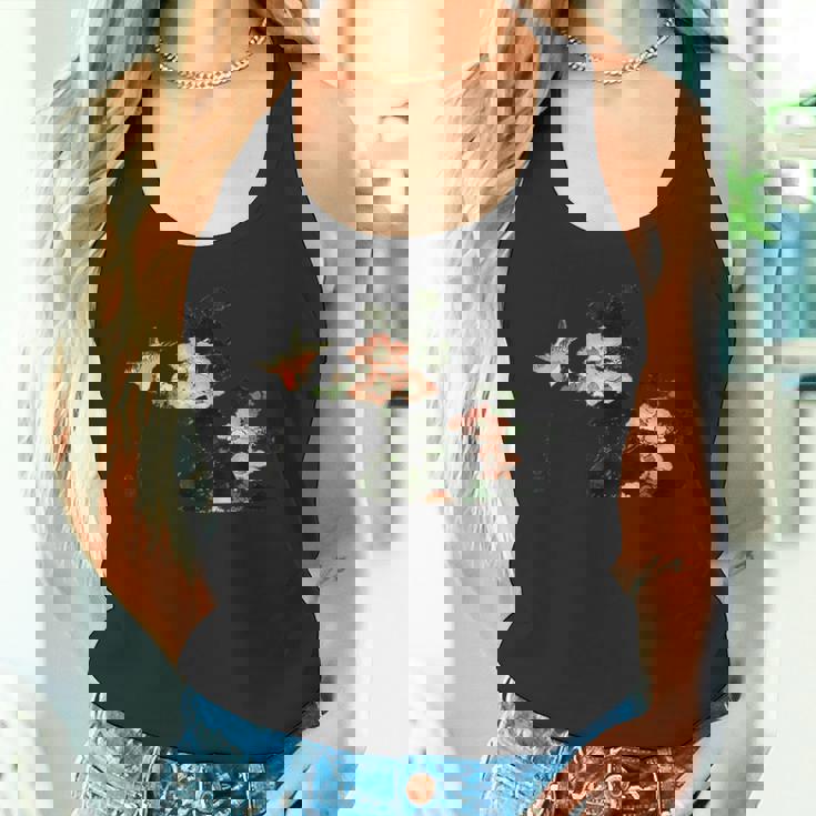 葛飾北斎作「ハイビスカスとスズメ」1830 タンクトップ