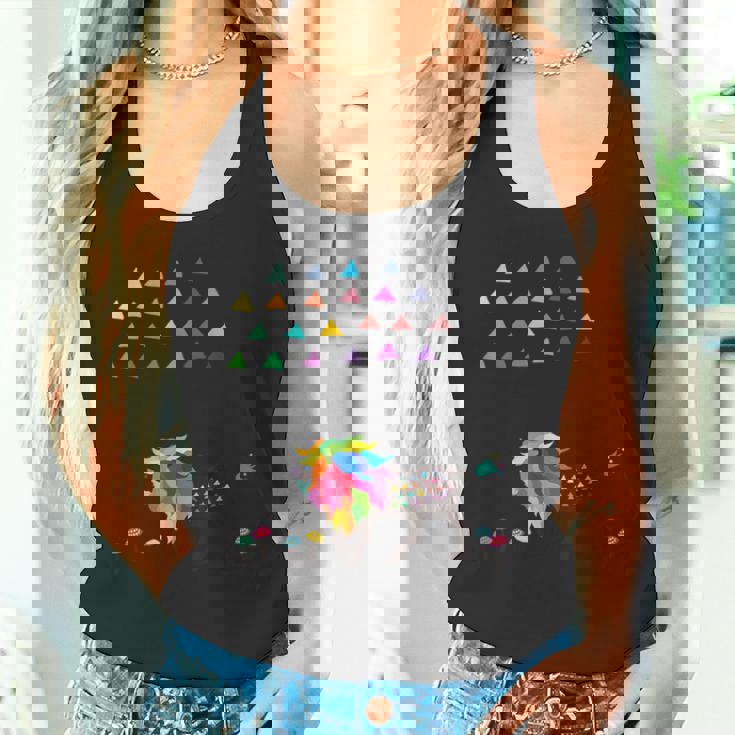 虹色のライオン タンクトップ